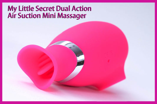 My Little Secret Dual Action Air Suction Mini Massager